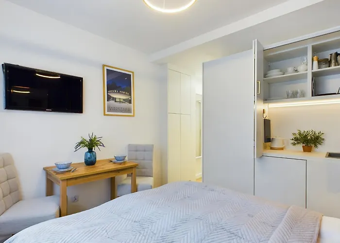 Unique Studio For 2 People Wilanowska In Warsaw By Noclegi Renters